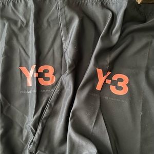 Yohji Yamamoto + Adidas Y3 dust bags